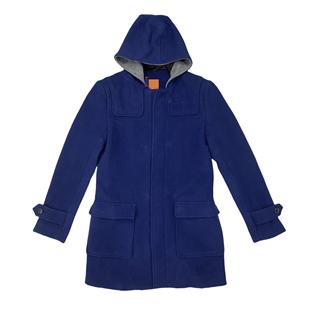 毛呢外套 学院风连帽大衣宽松休闲中长款 C8011瑕疵款 秋冬女装