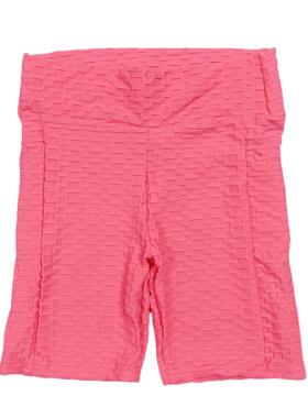 C3106夏季新款女装舒适四面弹提花短裤欧美风运动健身包臀瑜伽裤