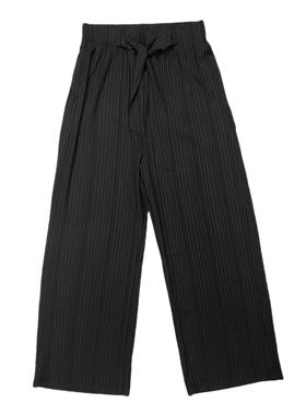 E2205外贸新款女松紧腰纯色冰丝裤时尚显瘦直筒裤舒适亲肤九分裤