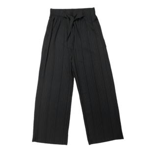 E2205外贸新款女松紧腰纯色冰丝裤时尚显瘦直筒裤舒适亲肤九分裤