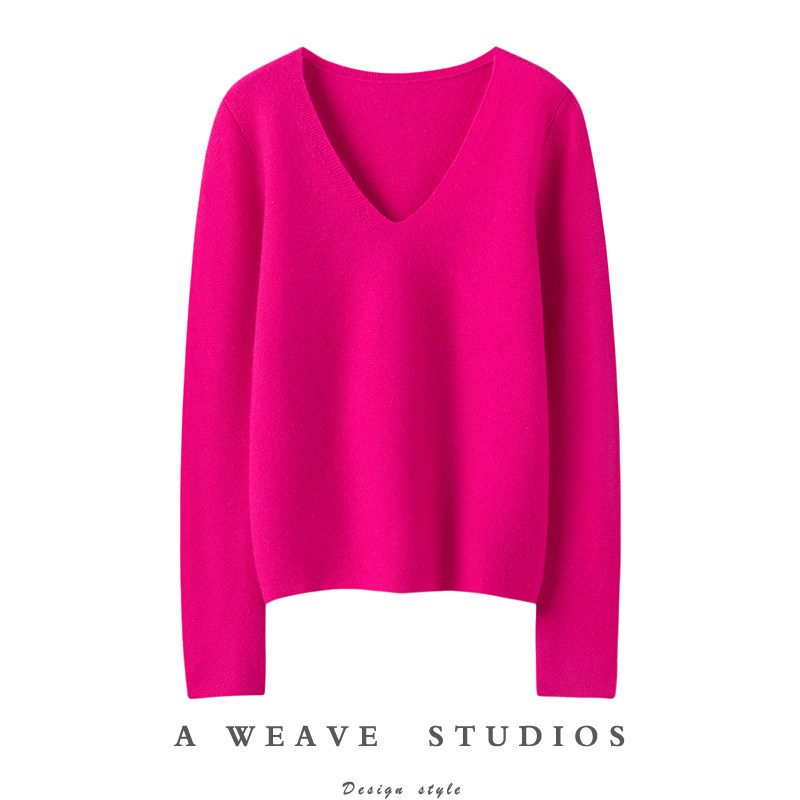 牧绒飞高端100%纯山羊绒衫