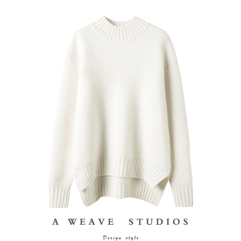 牧绒飞高端100%纯山羊绒衫