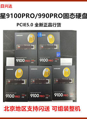 三星9100pro 1T/2T 4T 8T NVME M.2 PCIE5.0 NVme固态硬盘SSD