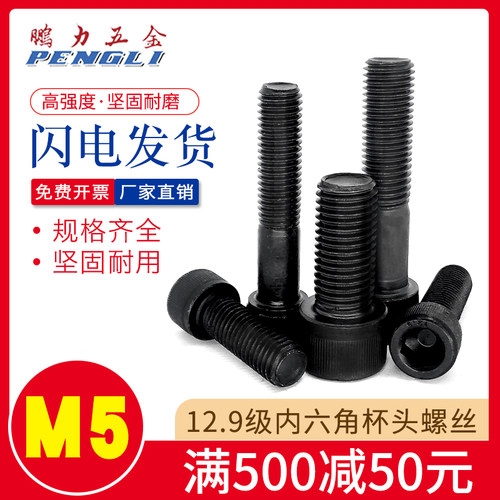 高强度圆柱头加长内六角螺丝