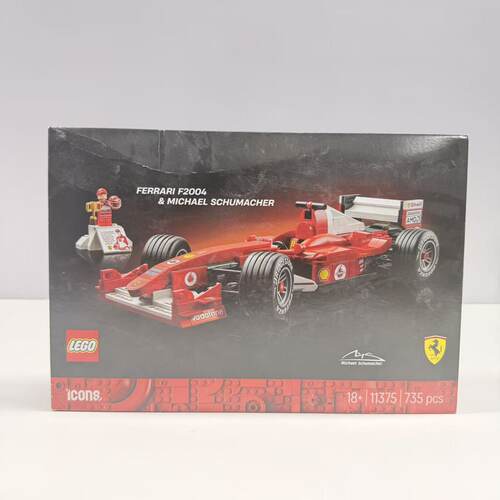 （全新）LEGO乐高ICONS系列11375法拉利F2004与迈克尔舒马赫男孩