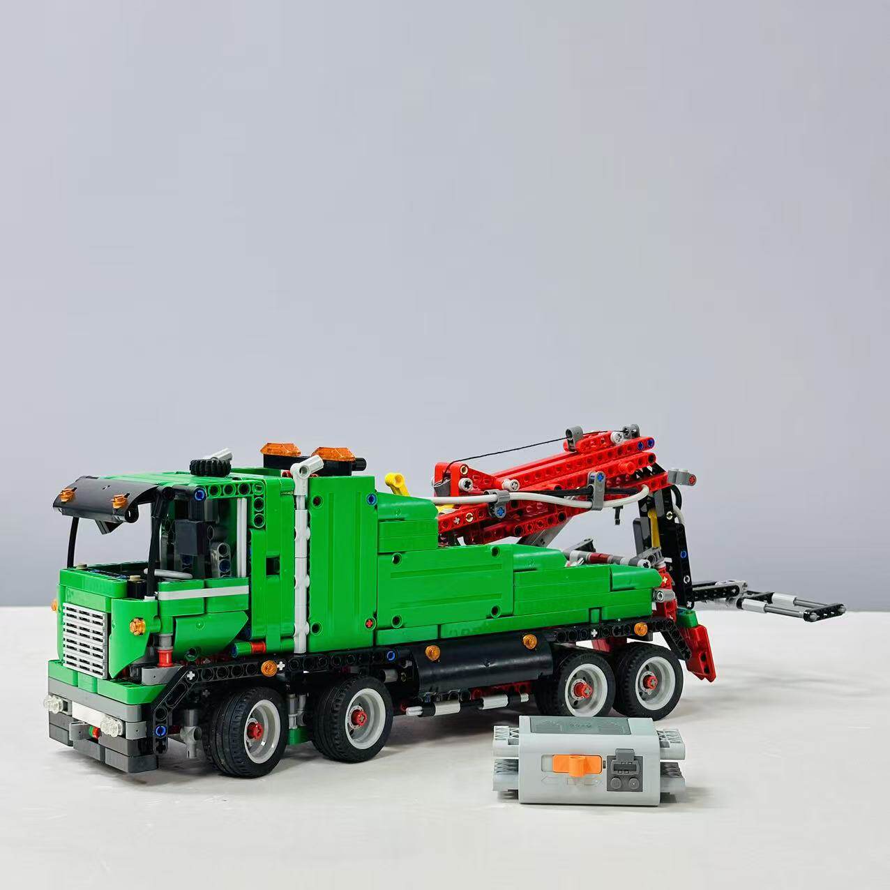 （二手）LEGO42008乐高科技机械系列搬运救援卡车绝版积木
