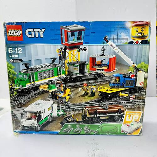 （二手）正品乐高LEGO60198城市系列电动蓝牙遥控火车货运列车