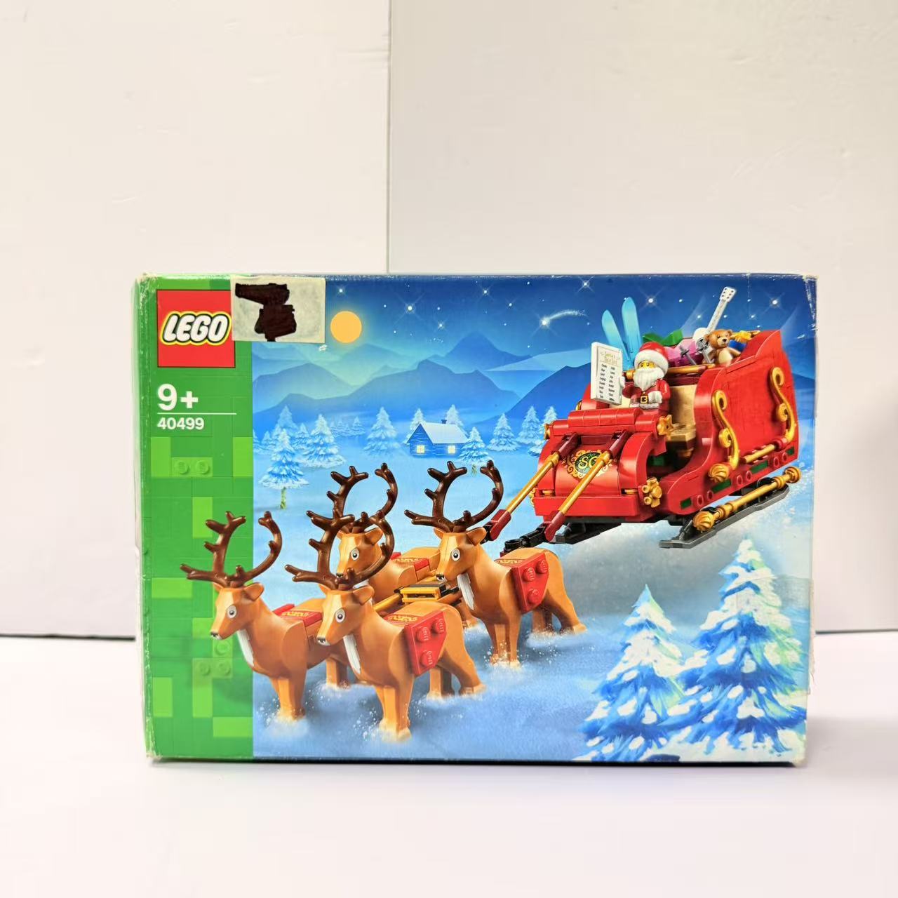 （二手）LEGO乐高40499冬季圣诞老人驯鹿雪橇车限量圣诞麋鹿礼物