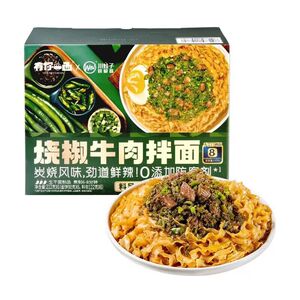 山姆会员店 有你一面 烧椒牛肉拌面212g*6(面饼90g*6,料包122g*6)