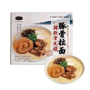 MM会员店代购良工坊 猪软骨叉烧豚骨拉面 1.5KG 6小包装超市