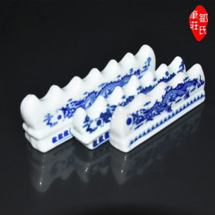 大号陶瓷笔托笔架笔山笔搁笔挂毛笔文房四宝摆件放毛笔陶瓷毛笔架