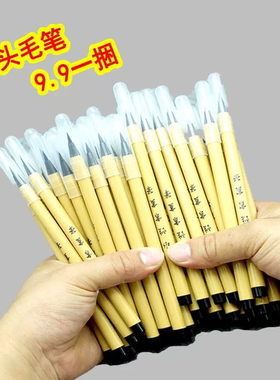多功能水性软笔可加墨小楷软笔抄经新秀丽毛笔软毛笔书法练习毛笔