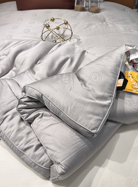 商场80支天丝棉51%大豆纤维冬被赛羽绒被芯加厚保暖8/9斤双人棉被