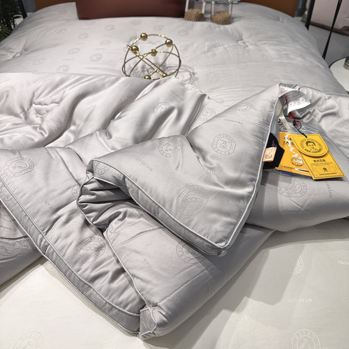 51%大豆纤维80天丝棉赛羽绒冬被