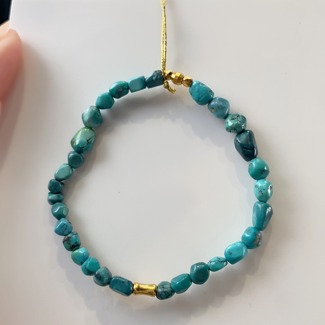 福利 雾霾蓝糖豆手串4.3