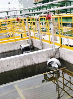 厌缺氧池冲压式潜水搅拌器SR4630SF 1.5kw中间水池推进式搅拌机