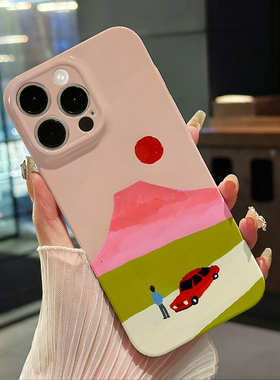 创意个性夕阳适用iPhone16/15promax手机壳菲林华为mate70荣耀300软苹果14/13小米15红米k80note12vivos20s19