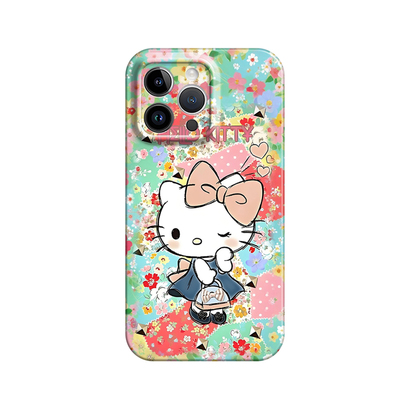 可爱凯蒂猫适用iPhone16promax苹果15/14畅享80华为p70荣耀300菲林手机壳红米k60note13vivos20iqoo12x200软