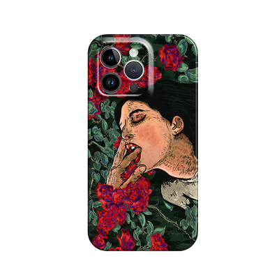 红玫瑰的欲望适用iPhone16promax14苹果15畅享80华为p70荣耀300菲林手机壳红米k60note13vivos20iqoo12x200软