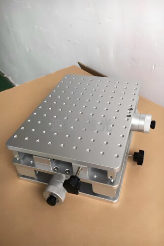位移台多孔固定条升降治具打标机