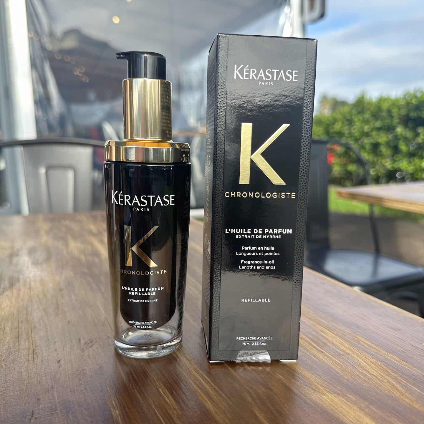 卡诗新款黑钻钥源鱼子酱护发精油香氛发油替换装75ml+旅行装30ml图片