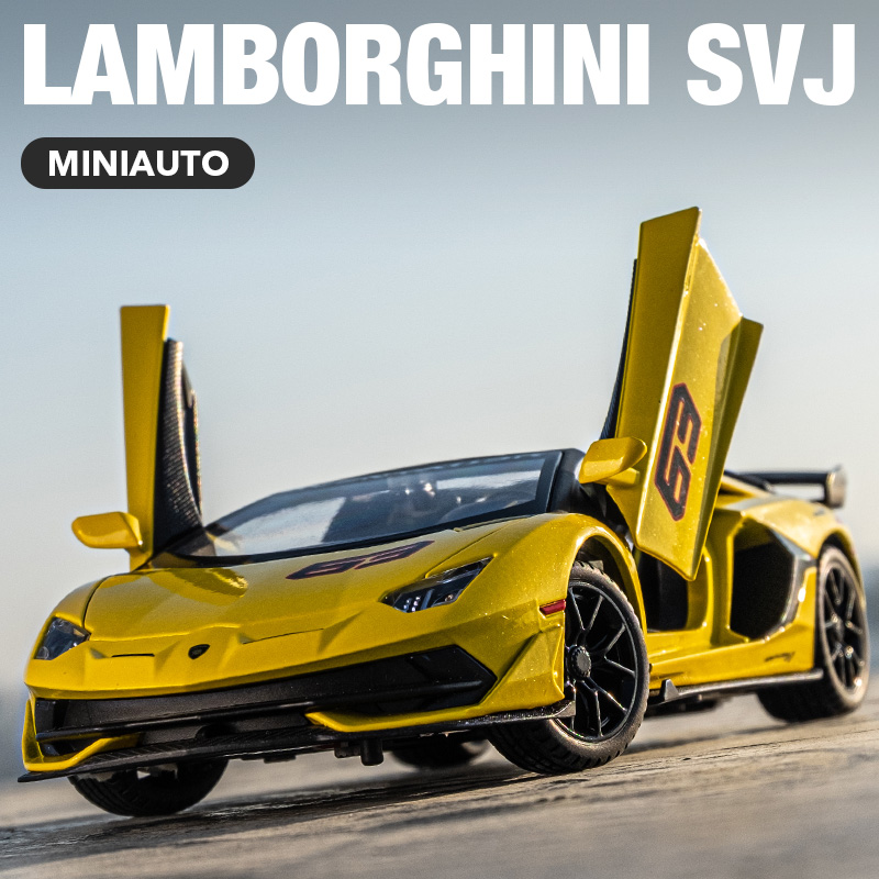 MINIAUTO兰博跑车合金模型车