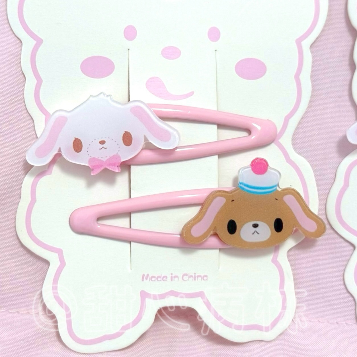 thumbnail for "Sweetheart" Dessert Rabbit BB clip - Original cute otaku cute BB clip with bangs clip and cute hair clip