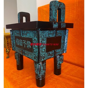 铜鼎定制鼎盛千秋铜铜鼎雕塑工艺品办公室客厅玄关室内家用雕塑