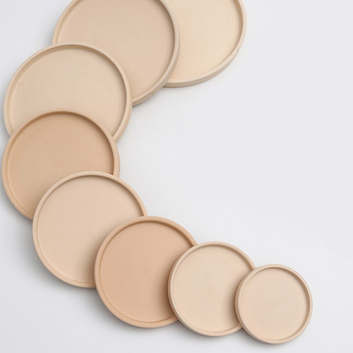 花盆接水托盘陶瓷素烧透气陶土