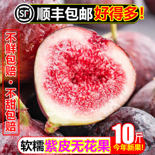 只发顺丰次日达糯甜无花果5000g