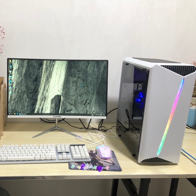 义乌八核台式电脑组装主机 I5i7吃鸡游戏电脑办公设计DIY组装机