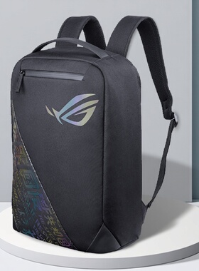ROG炫彩双肩包电脑包16英寸通勤出差旅行户外防水耐磨多功能分区适用于幻魔霸枪神BP1501G 15.6英寸炫彩版