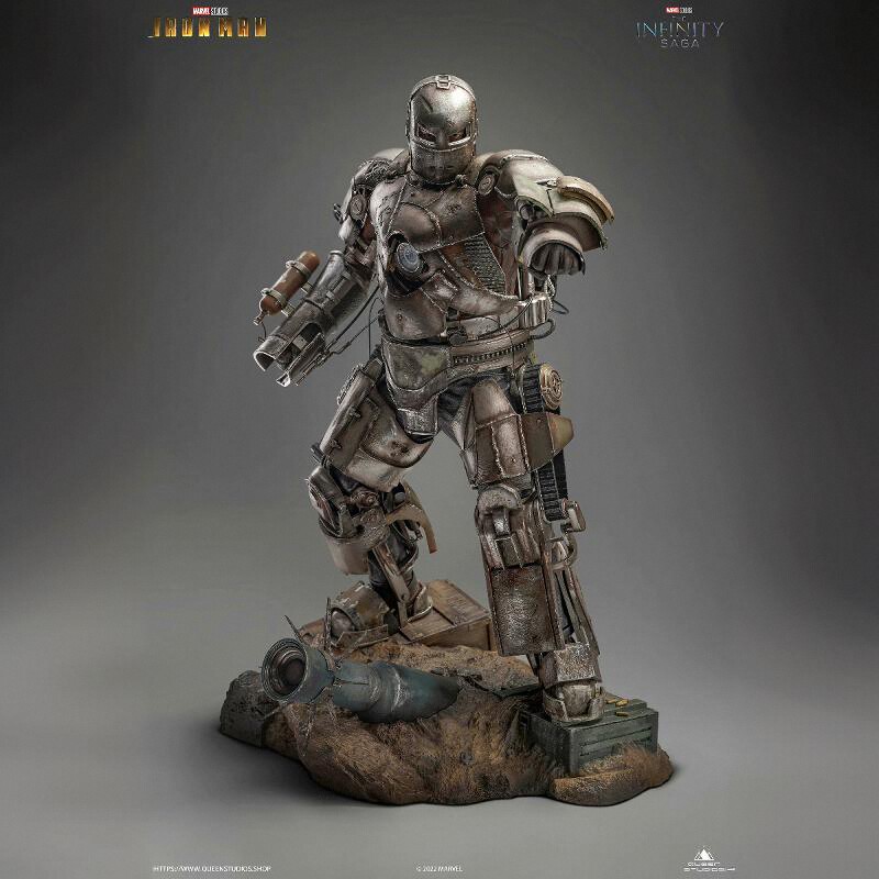 【现货】Queen Studios 1/4 QS 钢铁侠 MARK1 正版 全身像