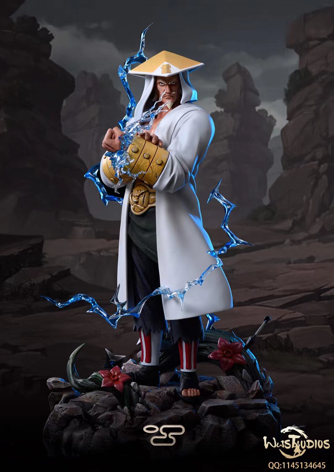 【现货】ww 火影忍者 四代目 雷影 艾 手办雕像