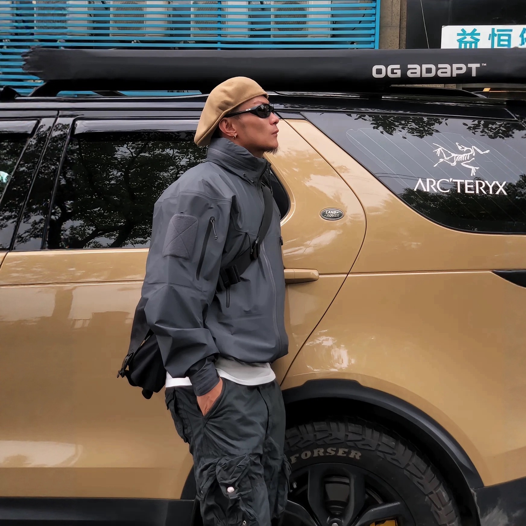 Light Weight鸟加硬壳冲锋衣立领连帽硬挺三防夹克户外硬汉拉链男