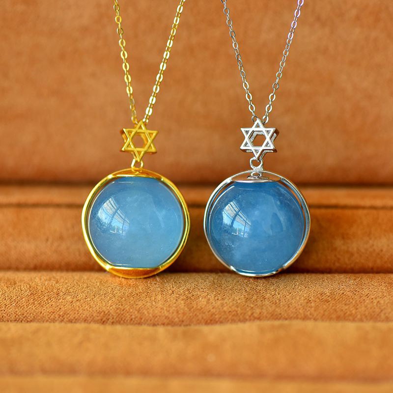 男女款S925纯银球笼吊坠空托镶嵌