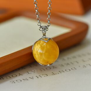 S925纯银吊坠空托圆珠球笼免打孔免沾胶10 28mmDIY镶嵌珍珠玉石托