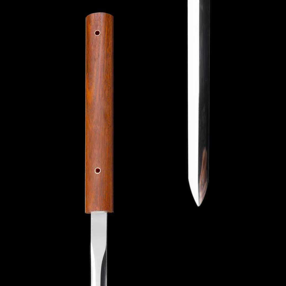 龙泉市刀剑一体锻打弹簧钢圆扁细剑文玩棍剑花梨木韧性好未开刃,运动/瑜伽/健身/球迷用品,剑,淘宝优惠券,粉丝福利购,淘宝优惠卷