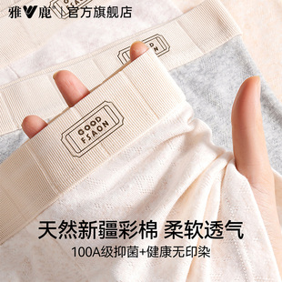 衩2025新款 雅鹿纯棉透气男士 中腰四角平角短裤 高档男生款 内裤