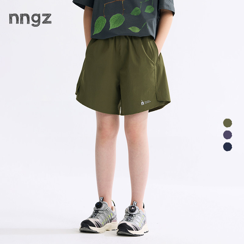 NNGZ山系户外女童工装短裤26夏新款亲肤舒适儿童休闲裤童装五分