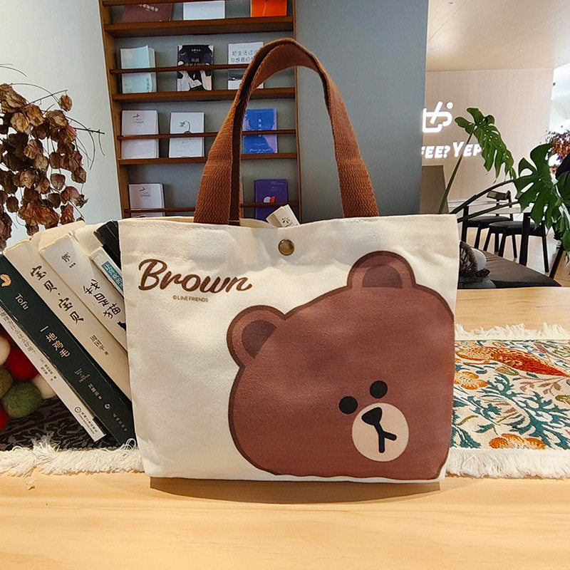 帆布手提包可爱卡通手提袋,箱包皮具/热销女包/男包,时尚帆布包,淘宝优惠券,粉丝福利购,淘宝优惠卷