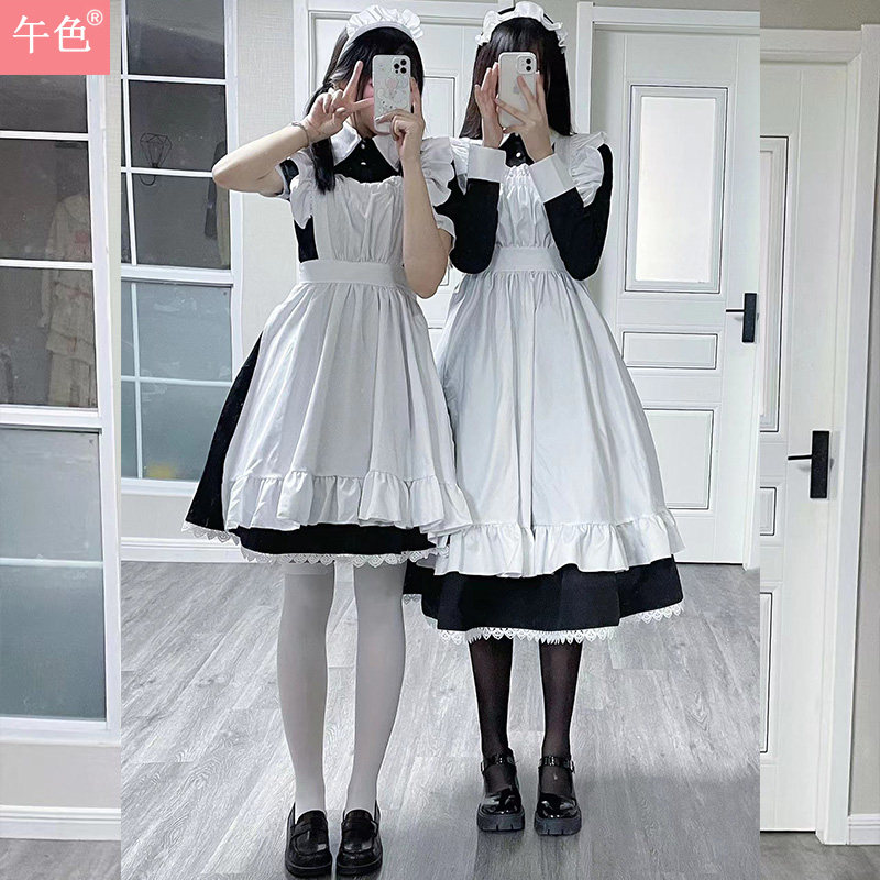 女仆装cos洛丽塔Lolita长裙男款女装大佬长款女佣制服大码连衣裙高性价比高么？