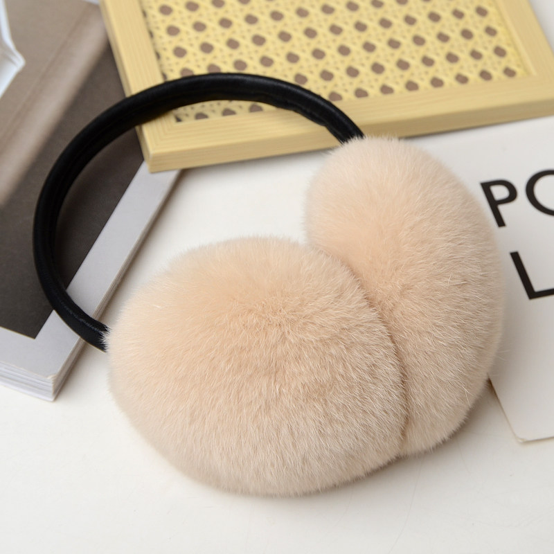 獭兔毛耳罩女冬季保暖简约百搭可伸缩皮草耳包耳捂捂耳真兔毛耳套,服饰配件/皮带/帽子/围巾,耳套,淘宝优惠券,粉丝福利购,淘宝优惠卷