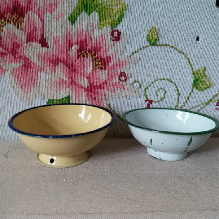 10-18厘米 环保型 泡面碗 怀旧搪瓷碗 老式搪瓷碗 吃饭碗