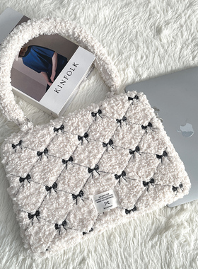 芭蕾蝴蝶结单肩手提电脑包联想YOGA13.3英寸可爱华为14小米redmibook16苹果MacbookAir15笔记本保护套