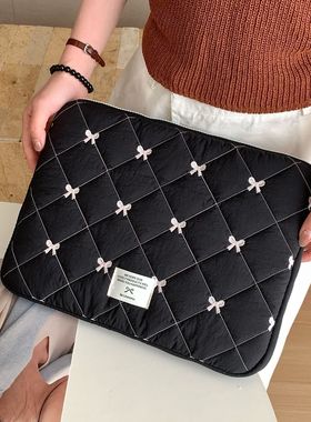 防震内胆包13.3寸笔记本电脑包14寸女2025新款甜美华为联想thinkbook14.5小米pro15苹果macbook16防水收纳包