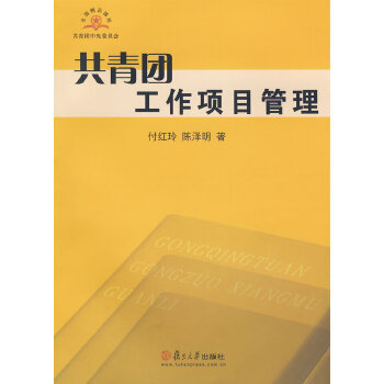 共青团工作项目管理付红玲陈泽明著复旦大学出版社共青团全国团校精品课程