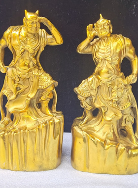 千里眼顺风耳铜像纯铜