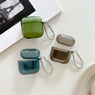 适用于华强北pro4保护套华强北mini4耳机套4代mini软保护壳小四代mini套 透明简约