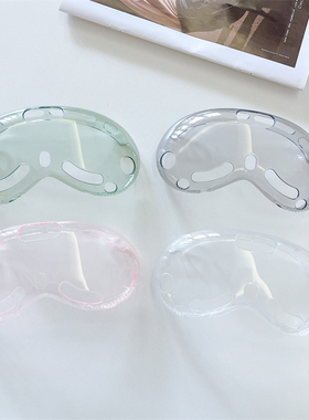 适用于苹果Vision Pro保护套visionpro头戴式显示器软壳头显保护壳透明简约防摔